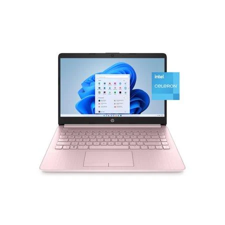 HP 14-CF2112WM, 14"HD, CELERON N4020, 4GB, 64GB EMMC, W11, PINK, 3RD PARTY REFURBISHED - Image 2