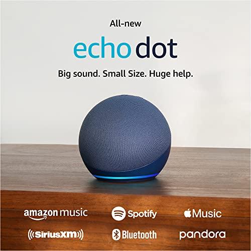 AMAZON ECHO DOT (5TH GEN) SMART SPEAKER WHIT ALEXA, BLUE - Image 3