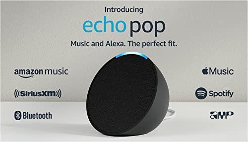AMAZON ECHO POP (1ST GEN) SMART SPEAKER WITH ALEXA CHARCOAL - Image 5
