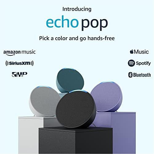AMAZON ECHO POP (1ST GEN) SMART SPEAKER WITH ALEXA CHARCOAL - Image 7