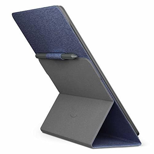 AMAZON KINDLE SCRIBE FABRIC FOLIO COVER WITH MAGNETIC ATTACH FOR KINDLE SCRIBE,DEEP SEA BLUE - Image 2