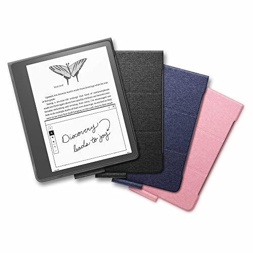 AMAZON KINDLE SCRIBE FABRIC FOLIO COVER WITH MAGNETIC ATTACH FOR KINDLE SCRIBE,DEEP SEA BLUE - Image 4