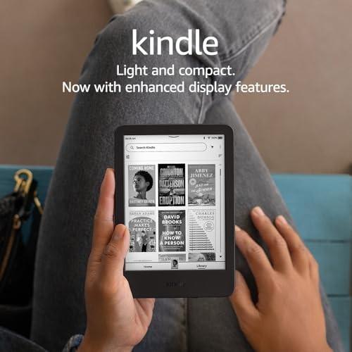 AMAZON KINDLE 16 GB-LIGHTEST MOST COMPACT KINDLE,ADJUSTABLE FRONT LIGHT,BLACK - Image 5