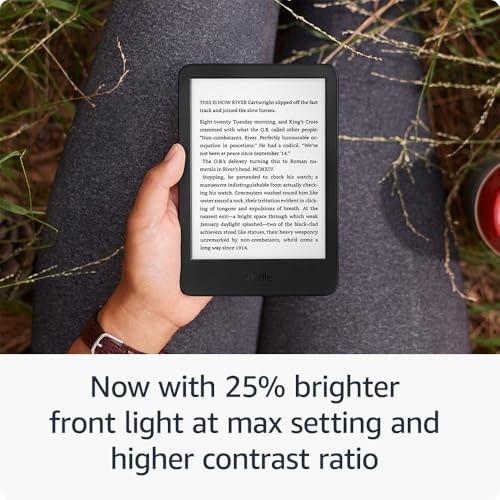 AMAZON KINDLE 16 GB-LIGHTEST MOST COMPACT KINDLE,ADJUSTABLE FRONT LIGHT,BLACK - Image 6