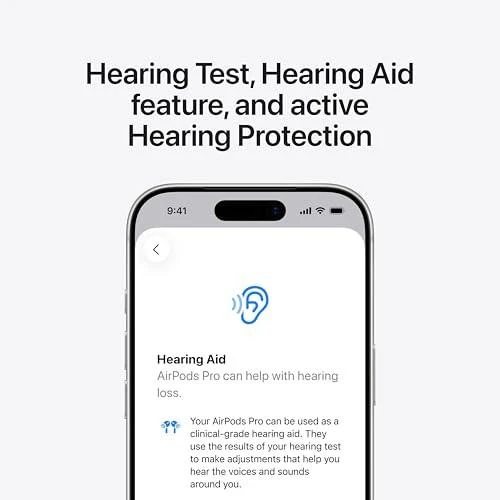 APPLE AIRPODS PRO 3 WIRELESS EARBUDS ACTIVE NOISE CANCELLATION,WHITE - Image 2