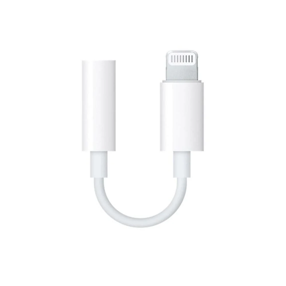 APPLE LIGHTNING HEADPHONE JACK ADAPTER, 3.5 MM, WHITE - Image 2