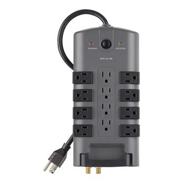 BELKIN 12OUTLET PIVOT SURGE PROTECTOR,BLACK - Image 3