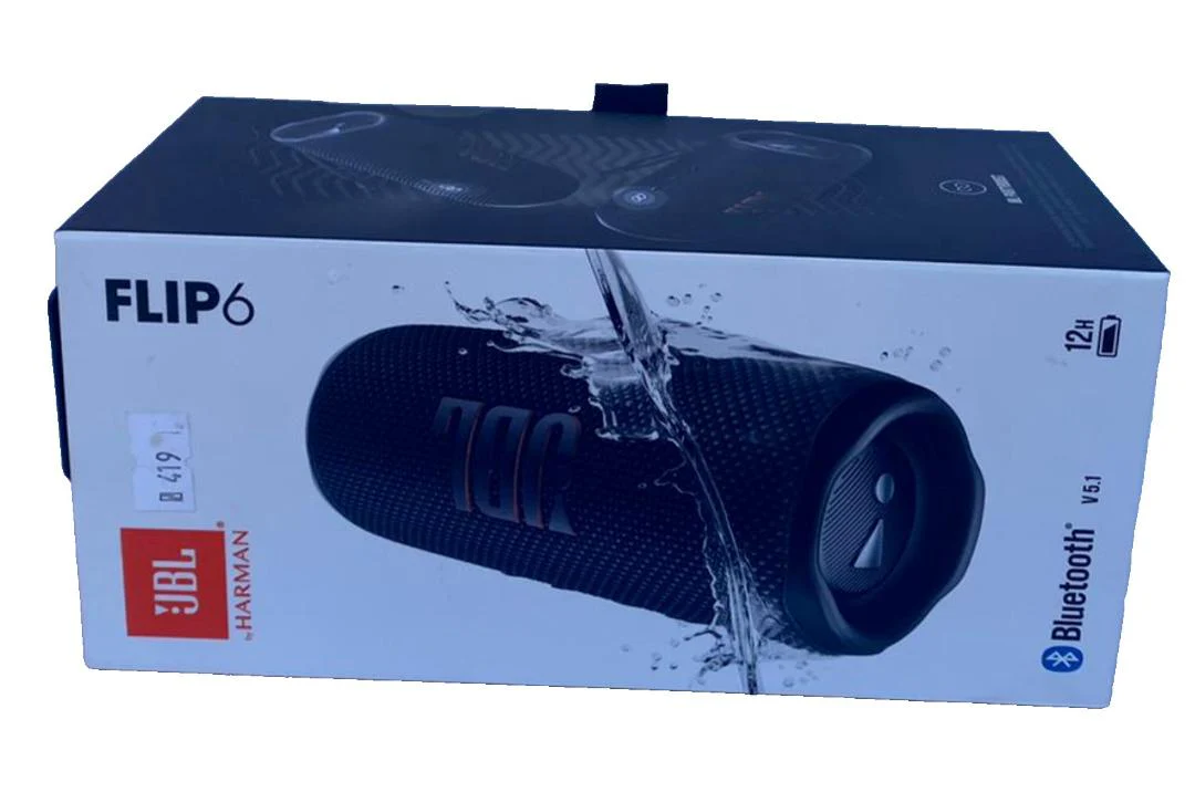 JBL FLIP 6 PORTABLE WATERPROOF SPEAKER, BLACK - Image 3