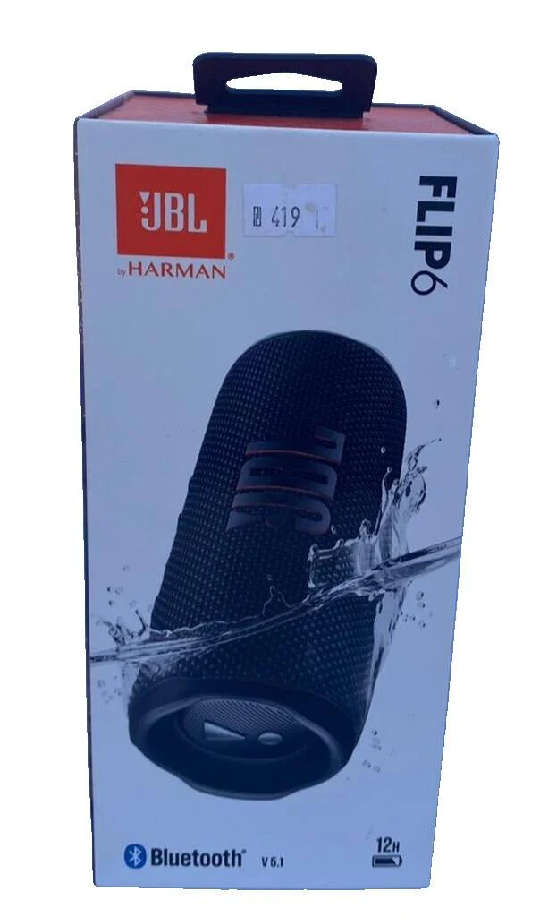 JBL FLIP 6 PORTABLE WATERPROOF SPEAKER, BLACK - Image 6