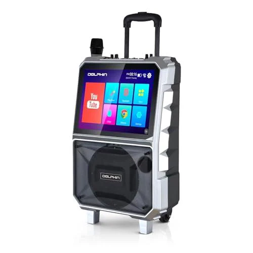 Portable Karaoke Speaker 14" scree, Android, 8? Woofer - Image 2