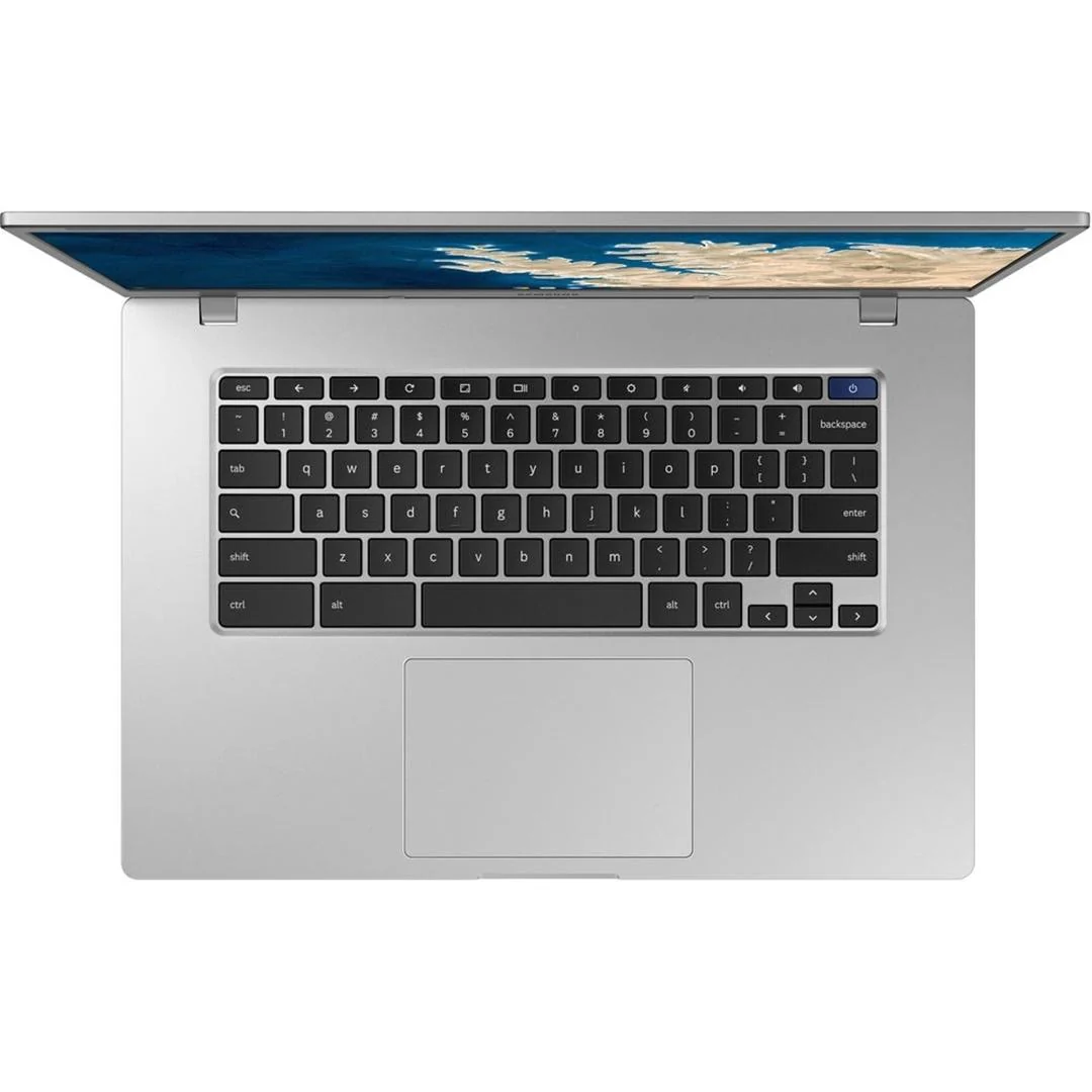SAMSUNG CHROMEBOOK 4, 15.6" , CELERON N4000, 4GB, 128GB EMMC, CHROME OS, SILVER, FAC RFB - Image 2