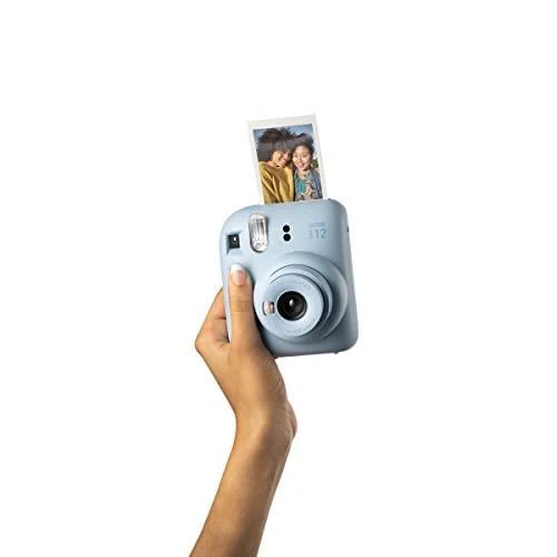 FUJI INSTAX MINI 12 INSTANT CAMERA, PASTEL BLUE - Image 3