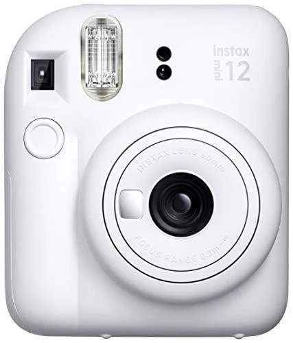 FUJIFILM INSTAX MINI 12 INSTANT FILM CAMERA WITH LENS,  WHITE, CLAY - Image 2