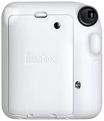 FUJIFILM INSTAX MINI 12 INSTANT FILM CAMERA WITH LENS,  WHITE, CLAY - Image 3