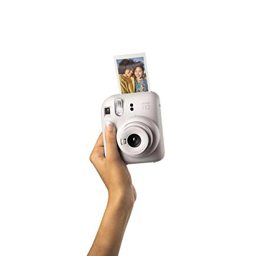 FUJIFILM INSTAX MINI 12 INSTANT FILM CAMERA WITH LENS,  WHITE, CLAY - Image 5