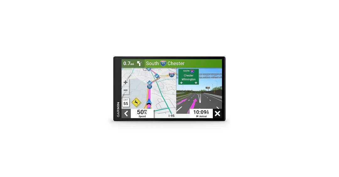 GARMIN DRIVESMART 7 LMT-S PORTABLE GPS,BLACK - Image 2