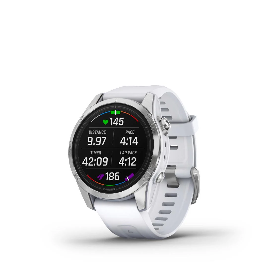 EPIX PRO (g2), 42mm, Glass, SS, Whitstn, EMEA/AUS/NZ/AFR/SAM - Image 2