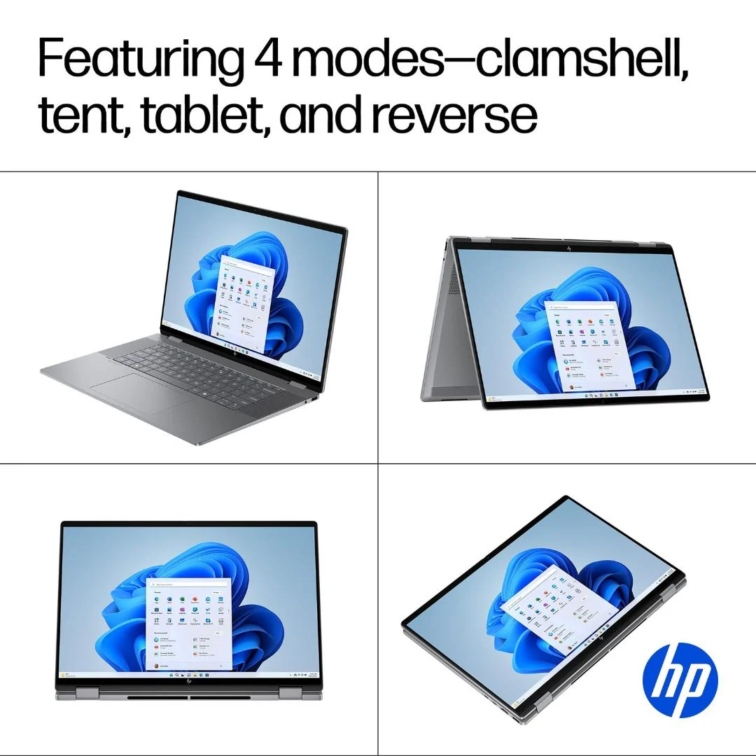 HP OMNIBOOK X FLIP 16-BE0003,16" TOUCH,RYZEN 5 220,8GB,512GB SSD,WIN11,METEOR SILVER - Image 5
