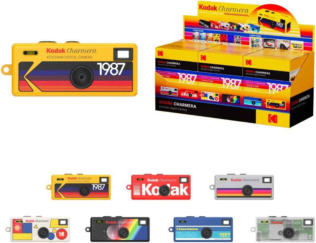 KODAK CHARMERA KEYCHAIN DIGITAL CAMERA BLIND BOX WHOLE SET 6PCS PACK,MIXED COLOR - Image 2