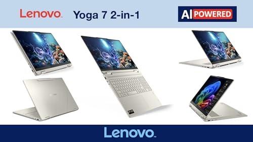 LENOVO YOGA 7 2IN1 LAPTOP 16.0 WUXGA AMD RYZEN AI 5 340,16GB LPDDR5X,WIN 11 PRO W/USB HUB,SEASHELL - Image 7