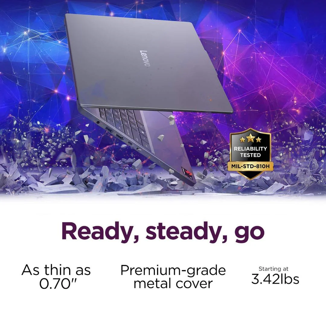 LENOVO IDEAPAD SLIM 3 15Q8X10,15.3" TOUCH,2K,SNAPDRAGON X X1-26-100,16GB,256GB SSD,WIN11,LUN - Image 4