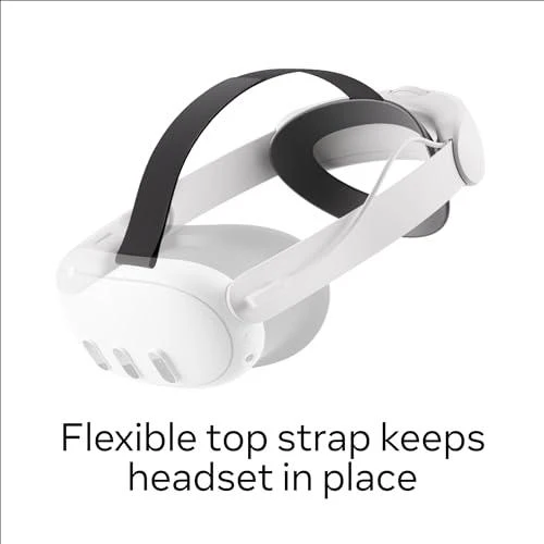 META QUEST 3 ELITE STRAP W/BATTERY,WHITE - Image 4