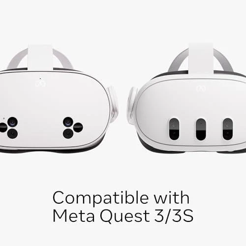META QUEST COMPACT CARRYING CASE WORKS WITH QUEST 3/3S, GREY - Image 5