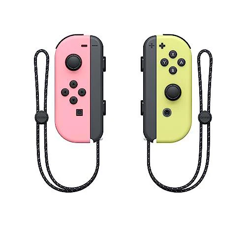 NINTENDO JOYCON L/R WIRELESS CONTROLLERS,PINK YELLOW - Image 2