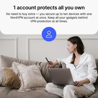 NORDVPN STANDARD 10 DEVICES/2 YEAR, WHITE - Image 2