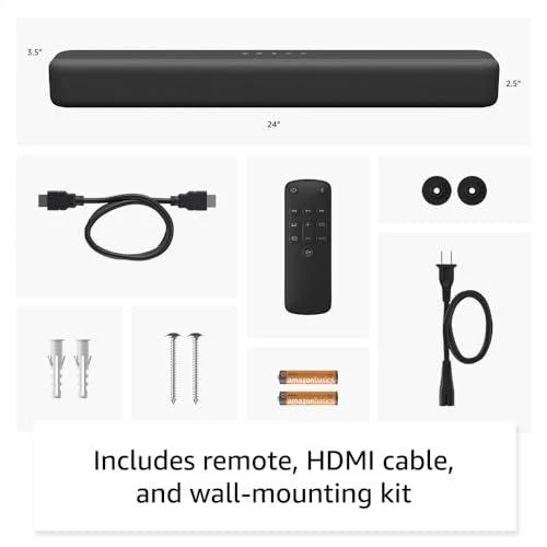 AMAZON FIRE TV SOUNDBAR, 2.0 SPEAKER WITH DTS VIRTUALX AND DOLBY AUDIO, BLUETOOTH CONNECTI, OPEN BOX - Image 7