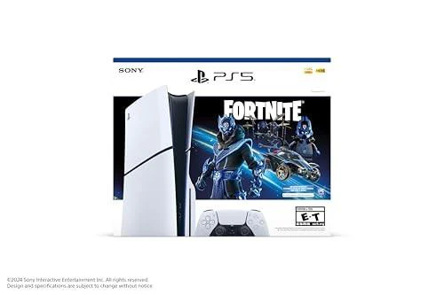SONY PLAYSTATION 5 SLIM DISC CONSOLE FORTNITE, US SPECS, WHITE - Image 2