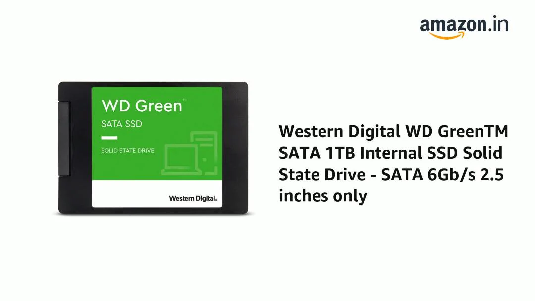 WESTERN DIGITAL SSD 1TB SATA 2.5",GREEN - Image 3